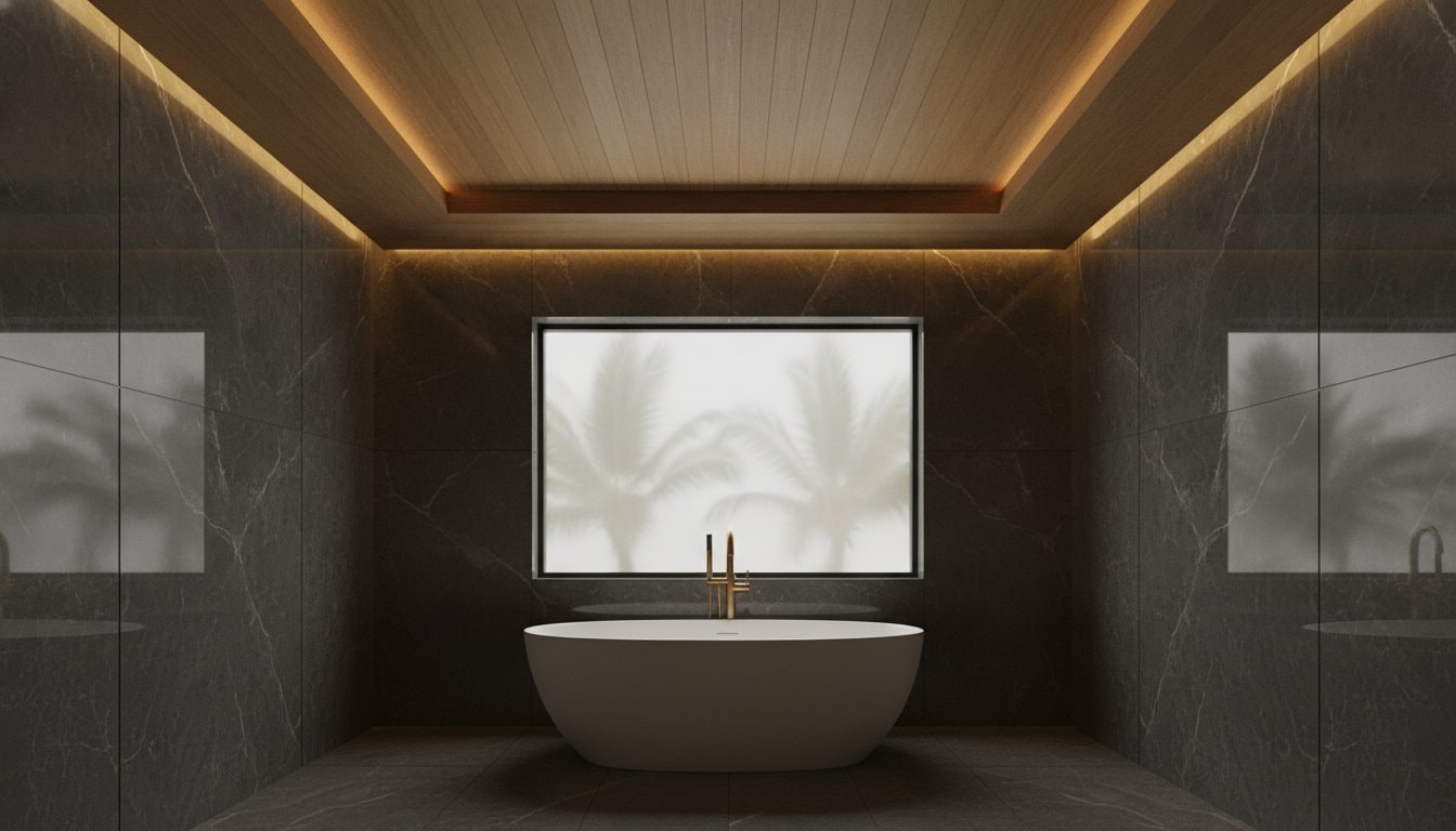 Elevating the Sightline: Sophisticated Bathroom Ceiling Ideas for Luxury Retreats